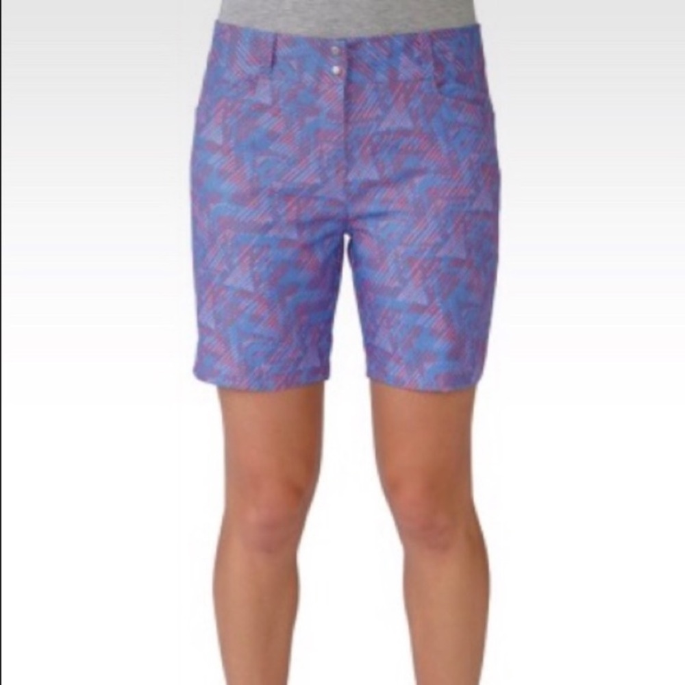Adidas golf shorts size 2 blue and pink NWT